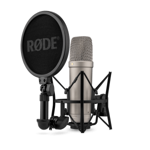 RODE Nt1Gen5 Nt1 5Th Gen - Silver - Studio Condenser Microphone With Xlr Output & Usb, Dsp