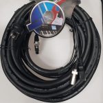 15m Combo Cable Signal / Main Power cable with XLR 3-pole to IEC Power