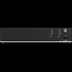 Compact dual-channel power amplifier - 2 x 500W @ 4 Ohm - 1000W @ 70/100V