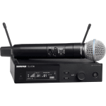 Shure SLXD24/B58 Digital Wireless Handheld Microphone System with Beta 58A Capsule - front view