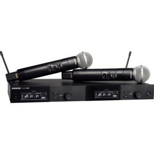 Dual Wireless System with 2 SLXD2/58 Handheld Transmitters
