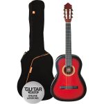 Ashton SPCG12 TRB 1/2 Size Beginner Classical Guitar Starter Pack with Bag - Red Burst