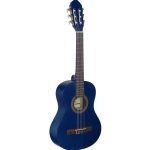 Stagg C410 1/2 Size Classical Guitar in Blue - front view