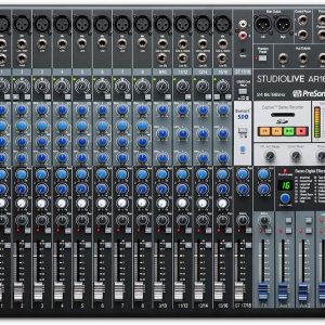 16-channel USB-C Compatible Audio Interface / Analog Mixer / Stereo SD Recorder