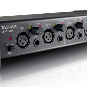 Tascam US-4X4HR 4In/4Out High-Resolution USB Audio/MIDI Interface