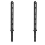 BRATECK Universal Sound Bar Wall Bracket - front view