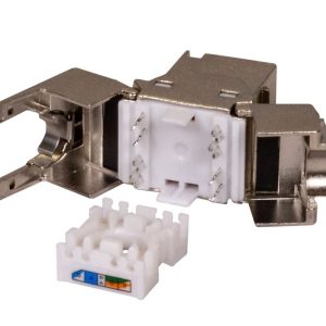 DYNAMIX Cat6A Shielded Keystone Slimline Jack. Component Compliant.
