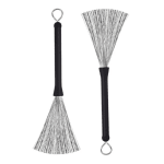 Retractable Steel Bristle Jazz Drum Brushes - front view