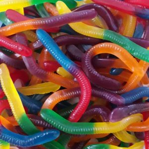 Rainbow Gloworms – 1kg Bag of Fruity Gummi Fun