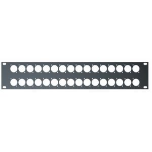 2U Vent Panel with 32 Holes