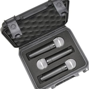 SKB 3I-0907-MC3 iSeries 0907 Waterproof Three Mic Case