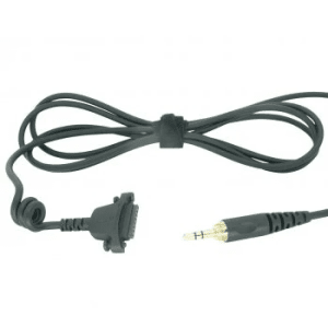Headphone Cable with threaded 3.5mm stereo jack