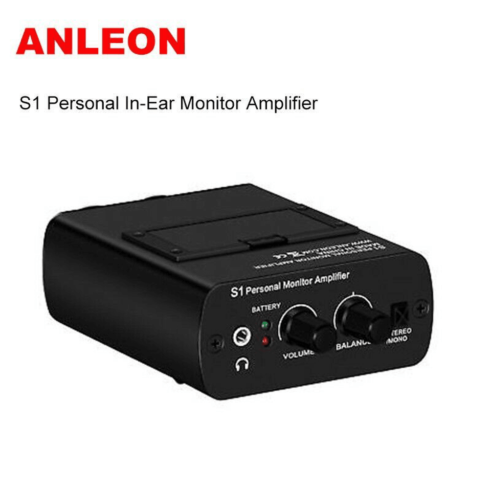 ANLEON S1 Personal In-Ear Monitor Headphone Amplifier IEM System Fit For Stage Studio Bass Player Vocalist Keyboardist Podcast