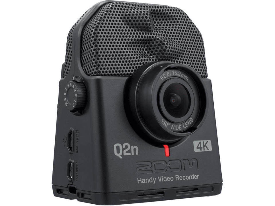 Zoom Q2n-4K Handy Video Recorder Camera - front view