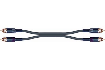 3M - 2 x RCA jacks to 2 x RCA jacks - front view