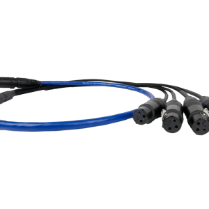 SuperCAT Sound Tails - individually Shielded Conductor Pairs, Terminated to Female XLR and EtherCON