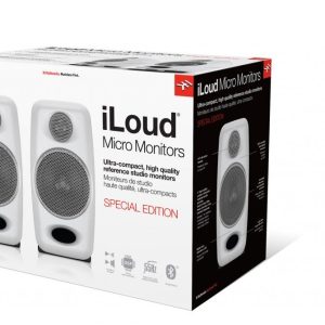 White iLoud Micro Monitor Ultra-compact, high quality reference studio monitors IP-ILOUD-MMW-IN