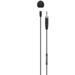 Sennheiser MKE Essential Omni Lavalier Mic 3.5mm Jack BLACK - front view