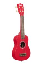 Soprano Ukulele Featuring Wooden Body, Board and Bridge - Includes Bag, Strings and Machine Heads Cherry Bomb