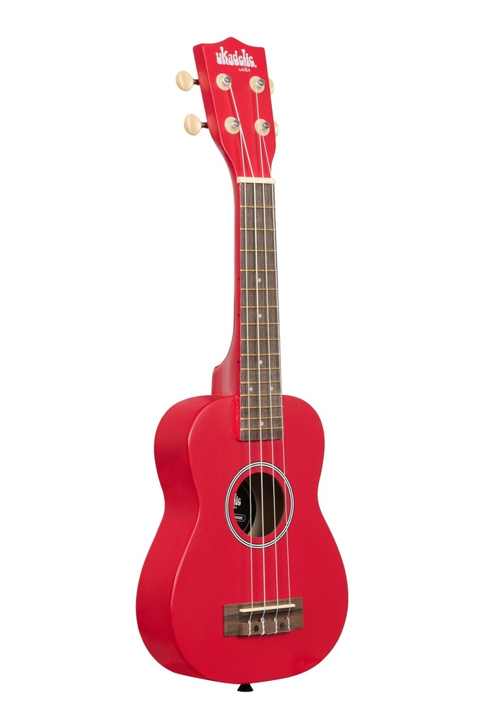 Soprano Ukulele Featuring Wooden Body, Board and Bridge - Includes Bag, Strings and Machine Heads Cherry Bomb