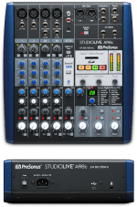 PreSonus StudioLive AR8c USB Type-C 8-Channel Hybrid Performance and Recording Mixer - front view