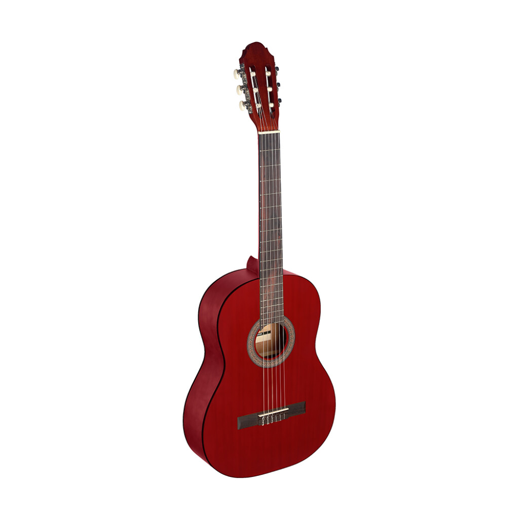STA-C440-RD  Stagg Full Size Linden Classic Red