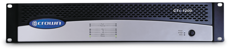 Crown CTS 1200 Two-channel, 600W Power Amplifier (Demo)