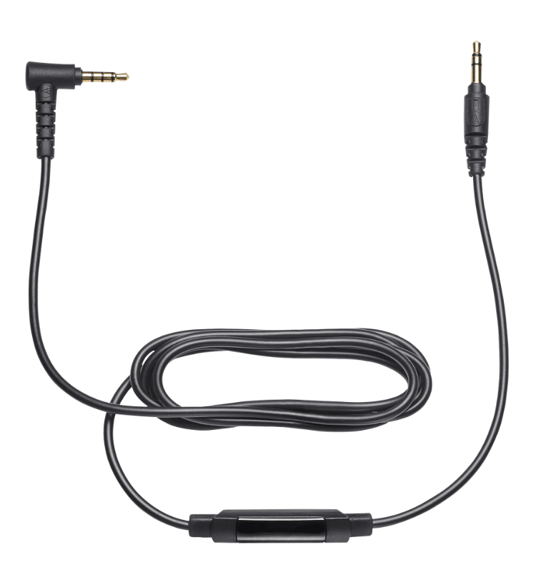 Audio-Technica Replacement Smartphone Cable for the ATH-M50xBT Headphones