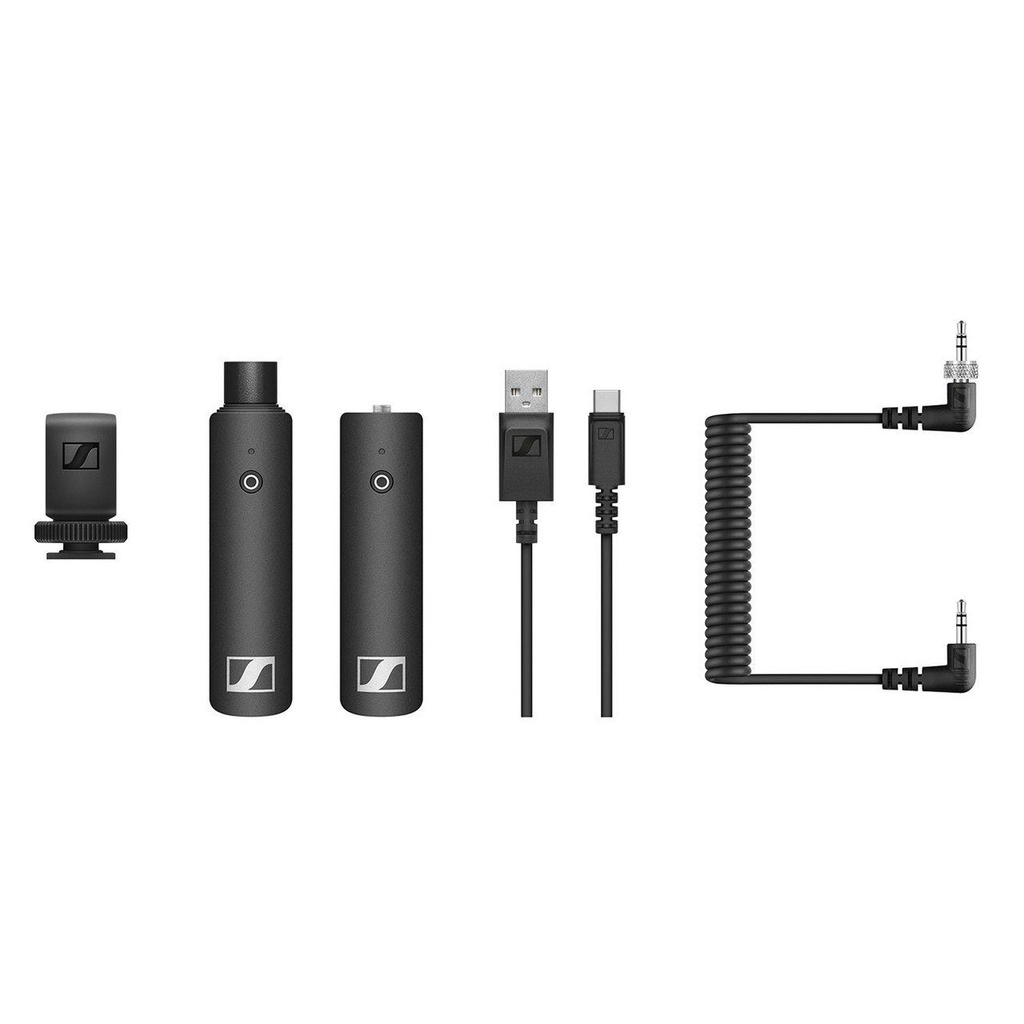 Sennheiser XSW-D Portable Interview Set for Camera – Digital Wireless Handheld Microphone System - front view