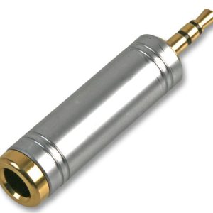 Audio Adapter Stereo TRS Plug 3.5mm to 6.35mm Socket