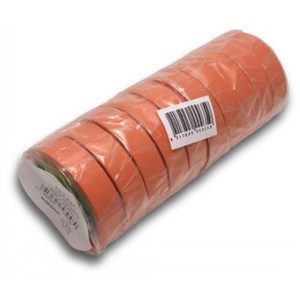 Nitto Insulation Tape 20m x 19mm - Orange 10 Pack