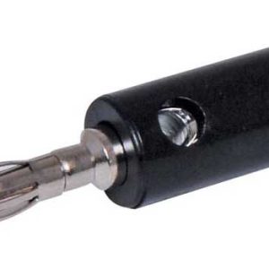 Black Cross Hole Banana Plug