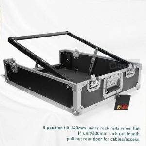 Mixer Case with Lift Rails 14u RKMX-140