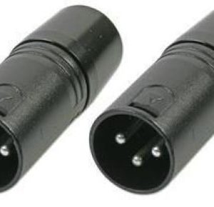 3 Pin XLR DMX Terminator, Plug 2 PACK