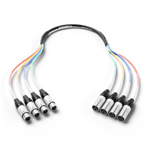 4 Channel 1.8m XLR Loom