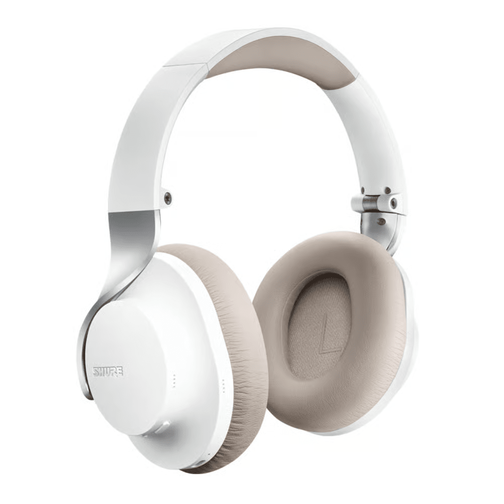 Shure AONIC 40 Wireless Noise Cancelling Headphones – White