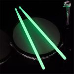 Drum Sticks Glow in the dark Green - front view