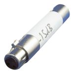 Pad Attenuator -15dB XLR Audio Adapter - front view