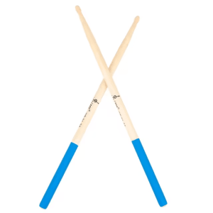1 Pair 5A Maple Drumsticks Professional Blue Grip