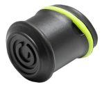 Rubber foot for tripod mic stand legs - front view