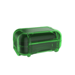 KZ Hard IEM Protective Case - Green - front view