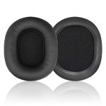 Audio-Technica Compatible Earpads – Protein Leather (Black)  Compatible with ATH-M30 · ATH-M40 · ATH-M50x · ATH-M50SX1