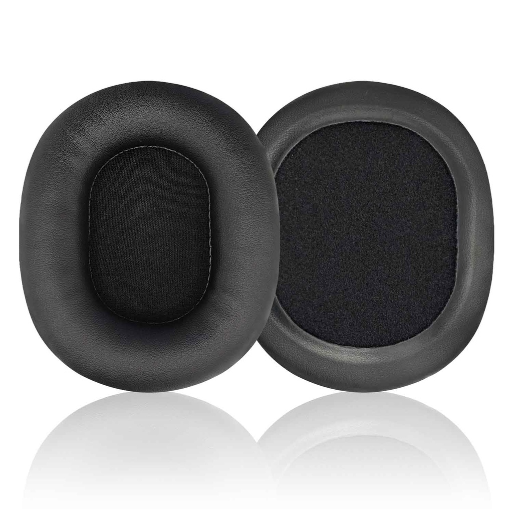 Audio-Technica Compatible Earpads – Protein Leather (Black)  Compatible with ATH-M30 · ATH-M40 · ATH-M50x · ATH-M50SX1