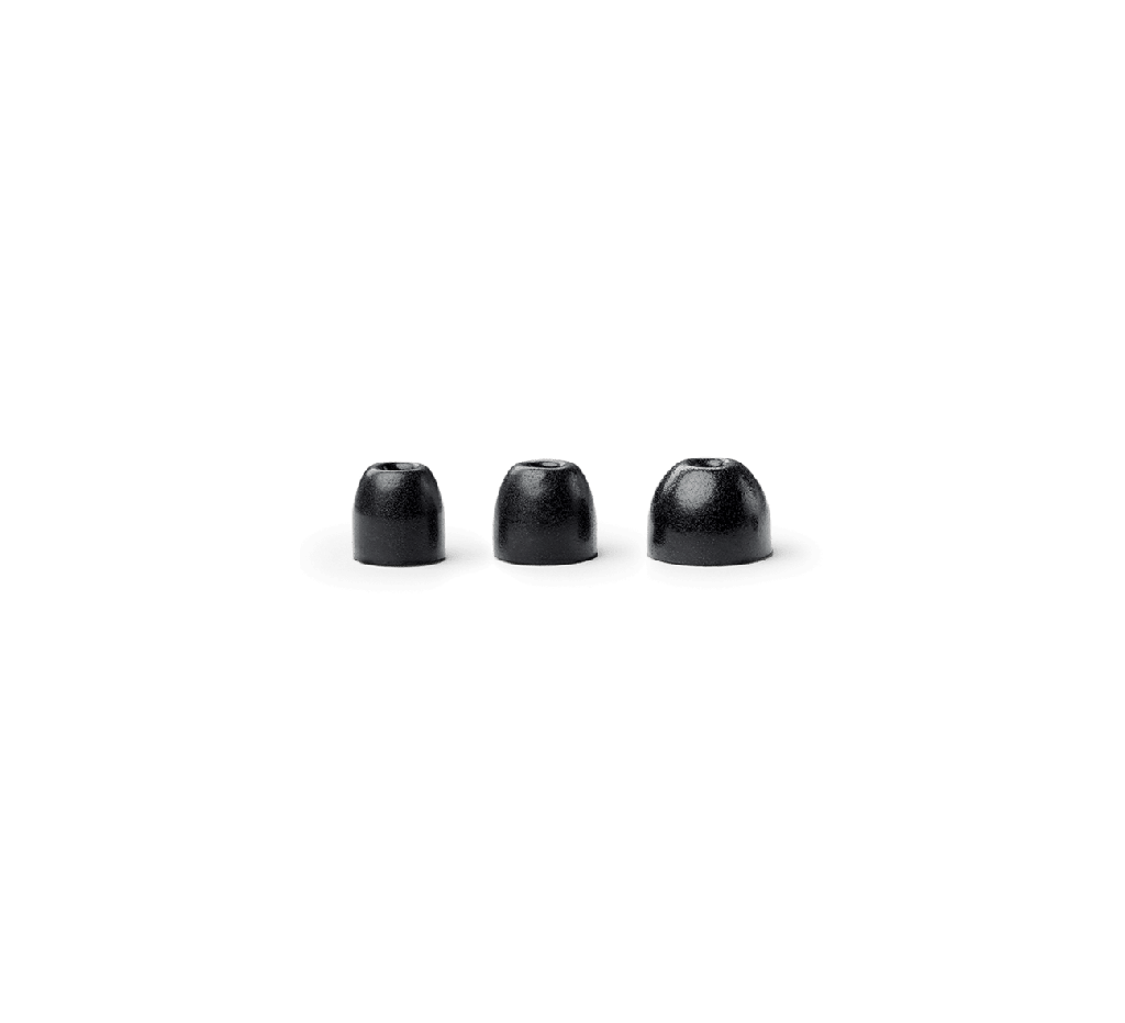 Shure Black Foam Tips- 2 Large (1 PR)