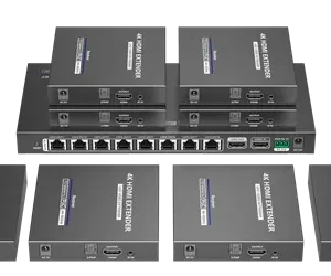 LENKENG 1-In-8-Out 4K@60Hz HDMI Extender. 1x HDMI in & 8x RJ45 out.