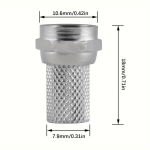 Twist-On Coaxial Connectors, RG6 F-Type Male Adapter - front view
