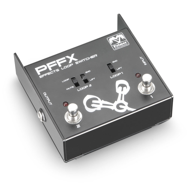 Palmer FFX 2-Channel Loop Switcher - Compact FX Routing Tool - front view