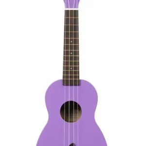Makala Soprano Shark Ukulele - Sea Urchin Purple - front view