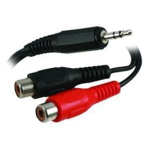 2 RCA JACK-3.5MM STEREO PLUG, 1.8m