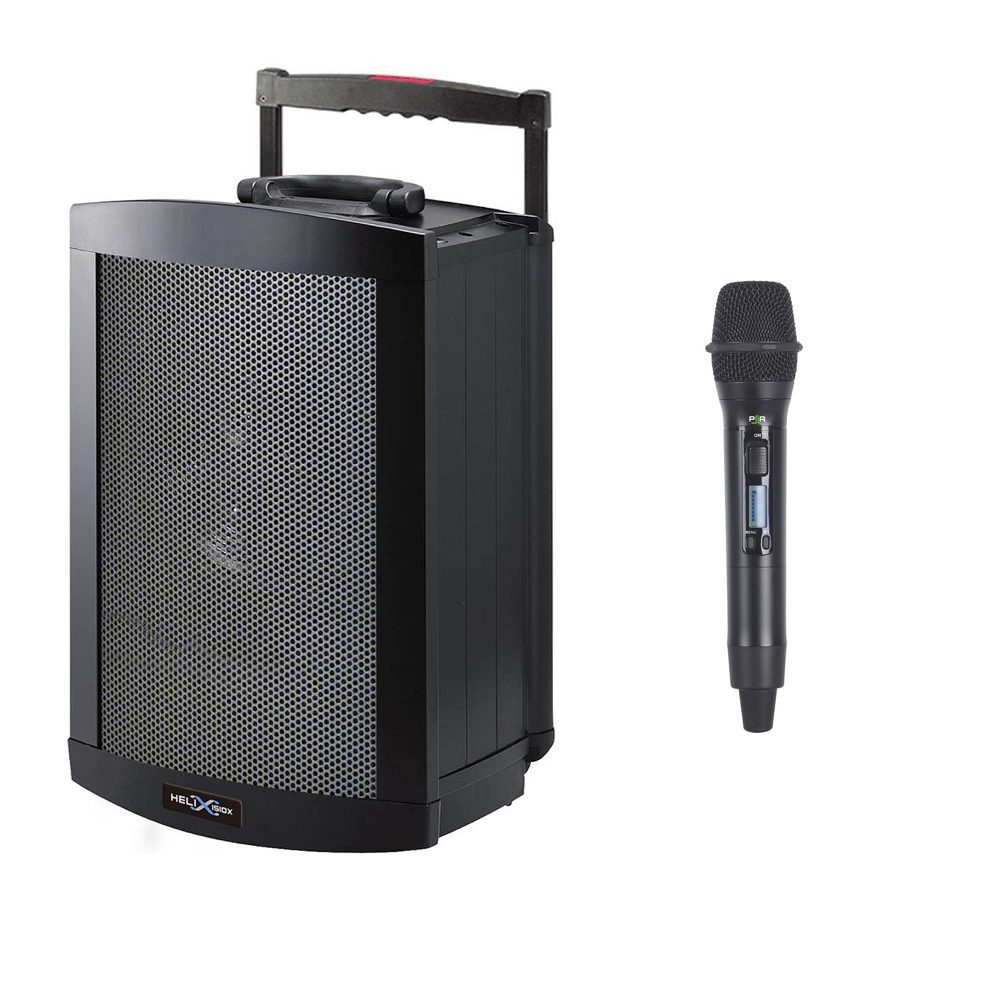 Parallel Audio Helix 1510x- 150 Watt High Output Wireless Portable PA System With Handheld - front view